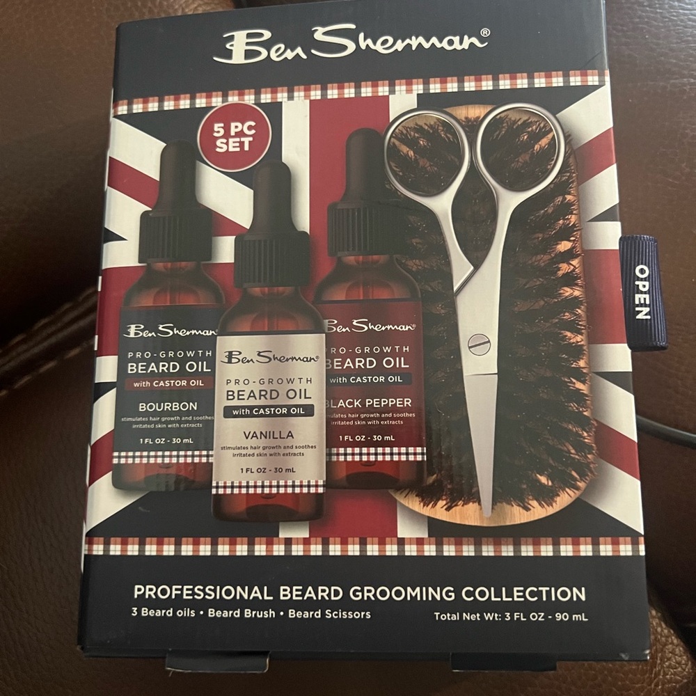 New in Box Ben Sherman Professional Beard Grooming Collection